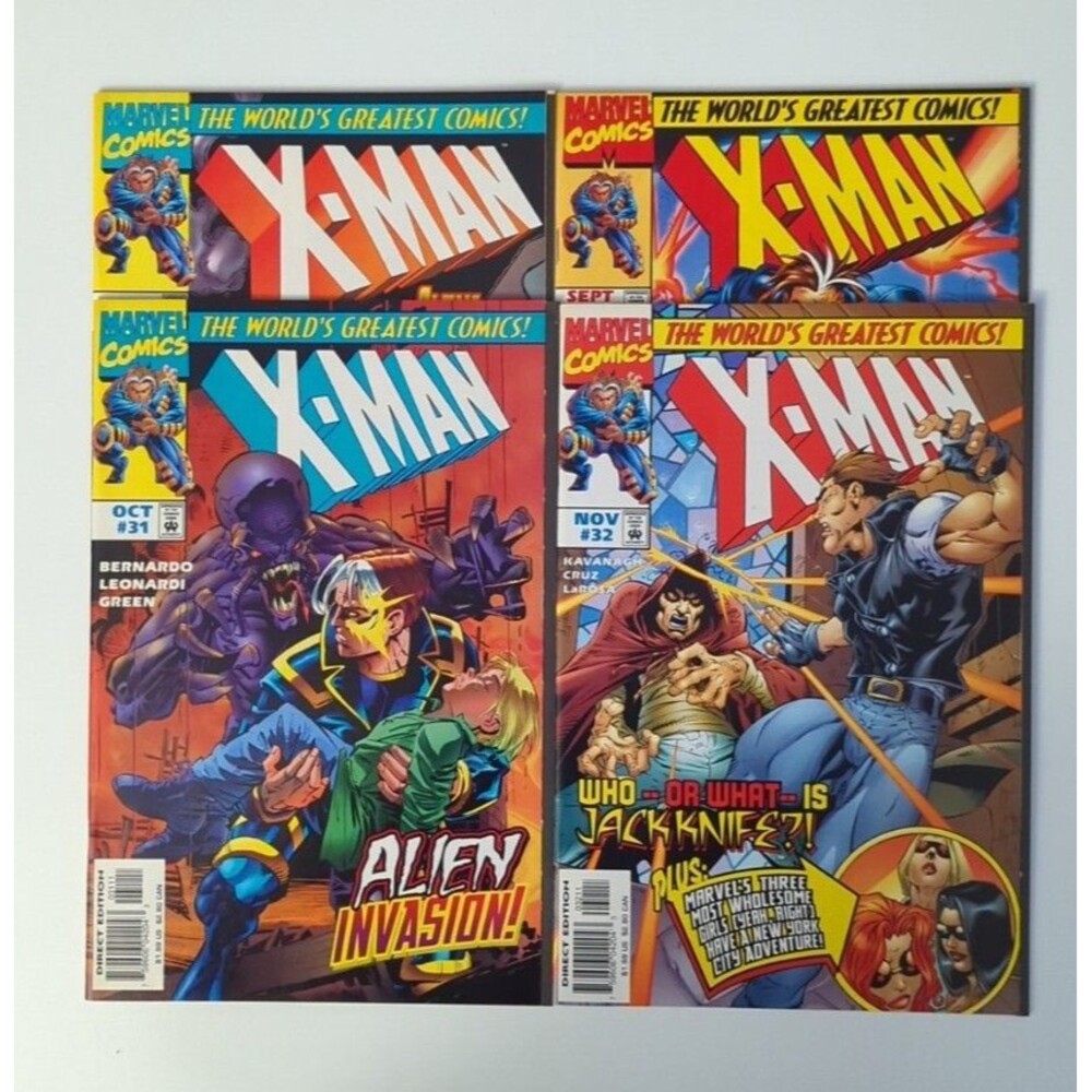 Lot Of 4 1997 Marvel X Man Comics #29-32 VF/NM